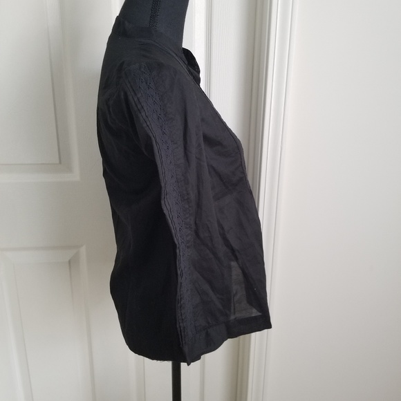 Madewell eyelet peasant popover top - Picture 4 of 8